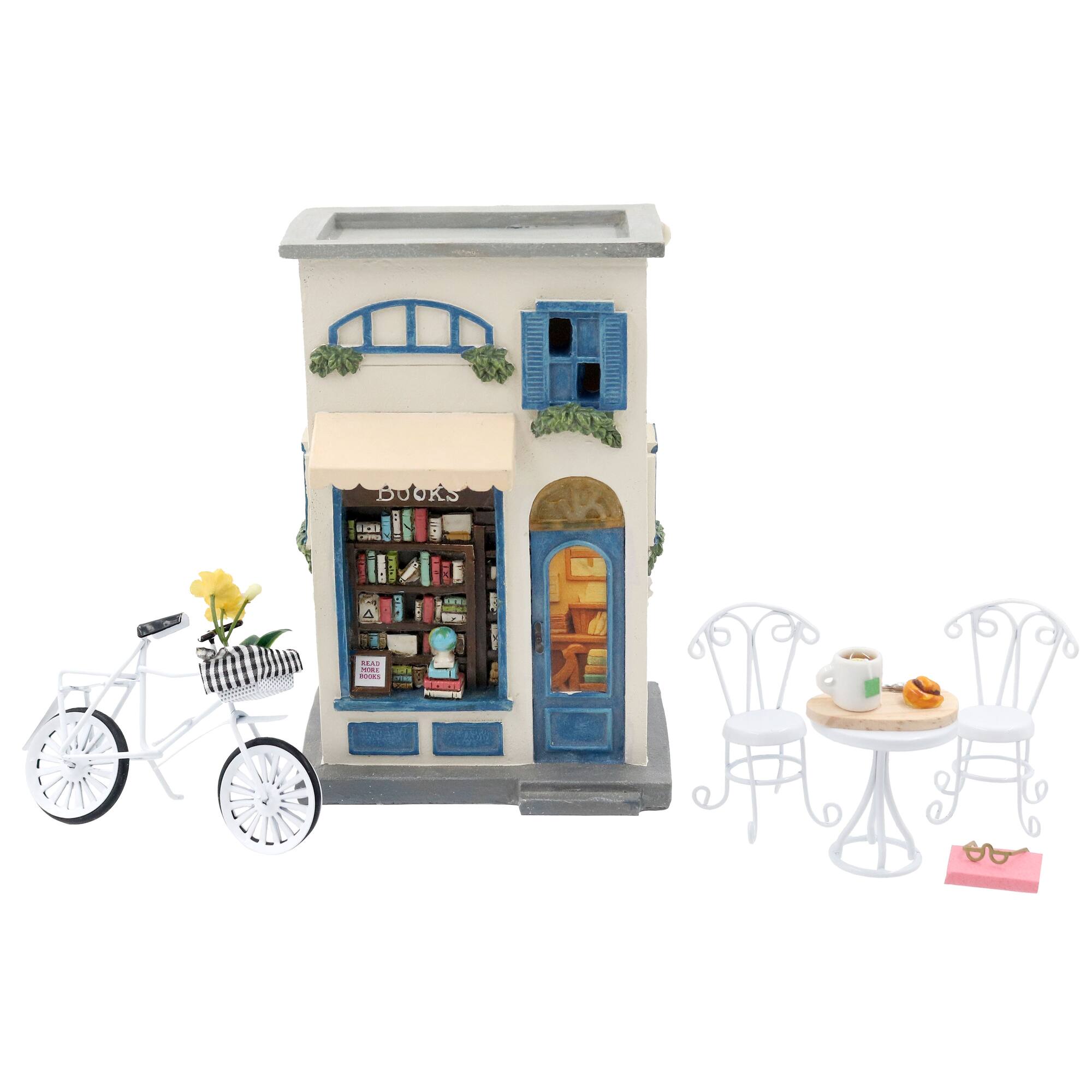 Mini White Bicycle Decoration by Ashland®